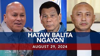 UNTV Hataw Balita Ngayon  August 29 2024 [upl. by Bannasch]