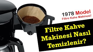 Filtre Kahve Makinası Nasıl Temizlenir [upl. by Yusem]