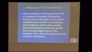 The Neuropsychiatric Assessment when Suspecting Morgellons Robert C Bransfield MD DLFAPA [upl. by Laidlaw]