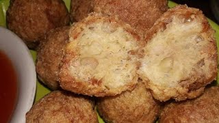 RESEP BAKSO GORENG BABI UDANG ENAK DAN TIDAK KEMPESBAKSO NON HALAL [upl. by Whittaker]