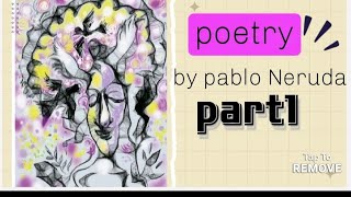 sslc english poem quotPOETRY quotby pablo neruda [upl. by Henrique]