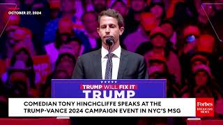 Tony Hinchcliffe Triggers the Left with Puerto Rico Joke [upl. by Starlin]