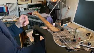 Sophia 222 deluxe locking tremolo and UNO HD  Sustain Test [upl. by Loydie]