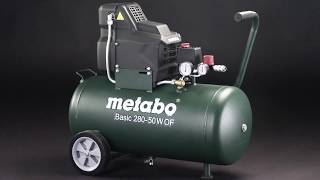 Metabo Sprężarka Basic 280 50 W OF [upl. by Estey]