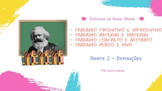 TEORIA SOCIAL DE MARX DEFINIÇÕES [upl. by Ayo]