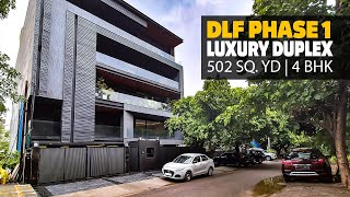 4 BHK Builder Floor in DLF Phase 1  DLF Floors  Luxury Duplex Floor [upl. by Almallah]