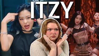 REACTING TO ALL ITZY MUSIC VIDEOS [upl. by Hannan954]