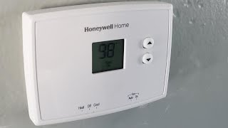 Honeywell Home Non Programmable Thermostat [upl. by Inuat949]