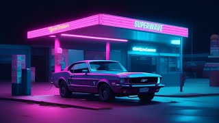 Gas Station 80s  Synthwave  Retrowave  Cyberpunk SUPERWAVE [upl. by Balas592]