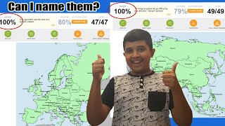 Can I name all 96 countries of Europe and Asia [upl. by Einolem]