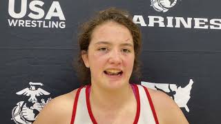 Bella Williams 65 kg U17 champion  2024 US Marine Corps Women’s Nationals [upl. by Kindig]