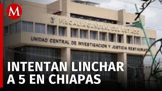 Fiscalía de Chiapas rescata a 5 retenidos por pobladores de Villaflores [upl. by Libbi]