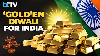 RBI Brings More Than 100 Tonnes Of Gold Back To India In AprSep Period [upl. by Atiruam]