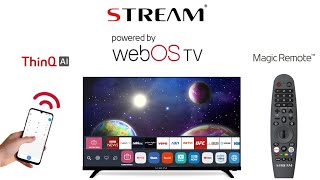 Nouvelle gamme Smart TV Stream avec WebOS سلسلة جديدة من التلفزيونات الذكية بنظام تشغيل [upl. by Mitzie575]