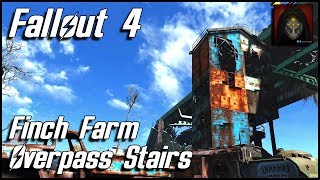 Fallout 4  Finch Farm Settlement  Overpass Stairs [upl. by Nathanael]