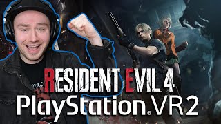 Resident Evil 4 Remake VR  Trailer Reaction [upl. by Einor]