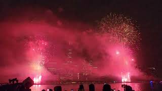 July 4th Fireworks New York City World Trade Center Hudson River [upl. by Santa]