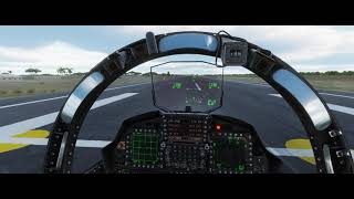 DCS  F15E Strike Eagle  Takeoff and Landing in a single video [upl. by Ruffi561]