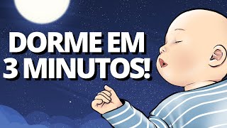 INCRÍVEL MÚSICA QUE FAZ BEBÊ DORMIR EM 3 MINUTOS  Canção de Ninar Ruído Branco Recém Nascido [upl. by Bully985]