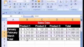 Excel Basics 12 Stylistic amp Number Formatting [upl. by Nirroc]