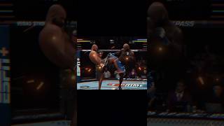 Derrick Lewis KO’s 😵‍💫🥊😱 shorts mma ufc5 [upl. by Nottap]