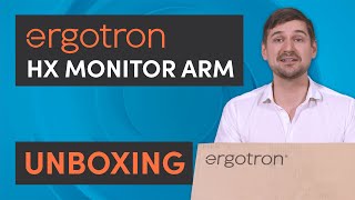 📦 Ergotron HX Monitor Arm  Unboxing [upl. by Doniv]