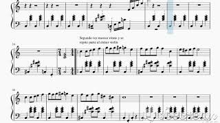 El violinista en el tejado Piano tutorial  partitura [upl. by Hyland]