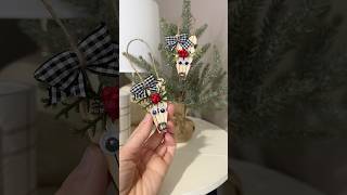 DIY Clothespin Reindeer Ornament diy diychristmasornaments [upl. by Rooker]