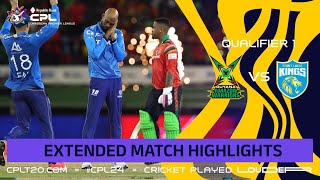 Extended Highlights  Guyana Amazon Warriors vs Saint Lucia Kings  CPL 2024 [upl. by Anwahs]