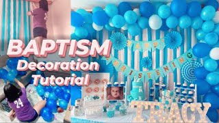 Baptism Decoration Ideas  Christening Decoration Ideas for Baby Boys  Binyag Decoration Ideas [upl. by Atilamrac216]