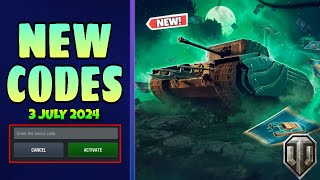 New World Of Tanks Blitz Codes 3 July 2024  WOT Blitz Codes [upl. by Elon56]