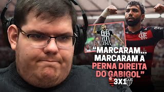 CASIMIRO REAGE FLAMENGO 3 X 1 ATLÉTICO MG  FINAL DA COPA DO BRASIL 2024  Cortes do Casimito [upl. by Hefter]