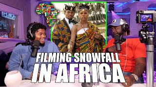 How was it filming Snowfall in Africa [upl. by Masterson]