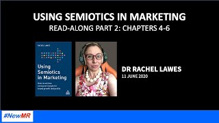 Semiotics in Marketing Chapters 46 with Rachel Lawes ReadALong Main Presentation [upl. by Ishii]