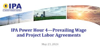 Prevailing Wage and Project Labor Agreements [upl. by Placida]