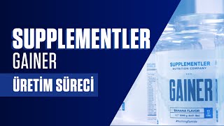 Supplementler Gainer Üretim Süreci [upl. by Corena]