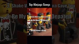 Ranking Ninjago Songs ninjago shorts [upl. by Gnik354]