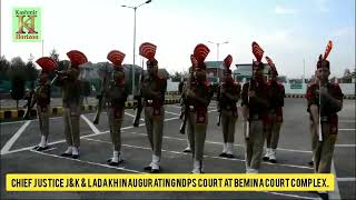 Chief Justice JampK amp Ladakh Inaugurating NDPS Court at Bemina Court Complex [upl. by Dlarrej]