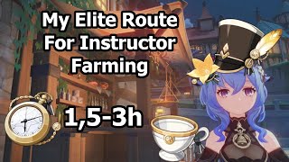 Genshin Impact Elite Farm Route Solo Artifact Focused Inazuma  Enkanomiya  Liyue  Fontaine [upl. by Akeemaj]