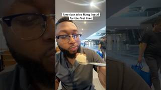 American tries Mang Inasal for the first time philippines travelphilippines foodreview [upl. by Postman632]