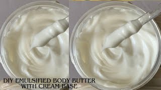 How To Make Emulsified Body Butter  Step By Step  For Beginners  Skincare Business [upl. by Retsub]