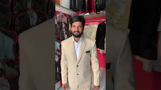 Light cream blazer pani shirt fashion sherwani mensclothing suit Qadri fashion shop asmoli [upl. by Nyletac]