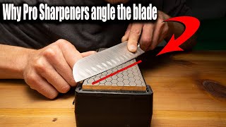 Sharpening a Kitchen Knife In Real Time  How To Sharpen A Chefs Knife [upl. by Laris]