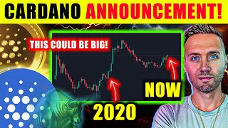 Huge CARDANO Rumors Spread Could Catapult ADA Into INSANE BULL RUN [upl. by Alleirbag626]