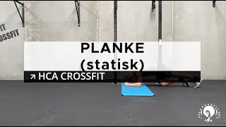 PLANKE statisk  HCA CROSSFIT [upl. by Bever]