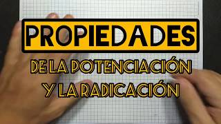 Propiedades de la potenciación y radicación números racionales [upl. by Niamor]