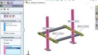 Trim and Extend using Power Trim  SOLIDWORKS 2009 Tutorial [upl. by Naved]