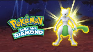 Shiny Mewtwo Pokemon Brilliant Diamond  BDSP [upl. by Kaufmann731]