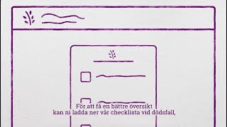 Checklista vid dödsfall [upl. by Corella]