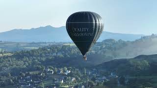 Cantal  atterrissage et vol montgolfière [upl. by Eneli528]